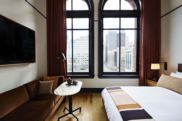 Shinola Hotel Detroit, Downtown Detroit Design Hotel by Kraemer Design Group