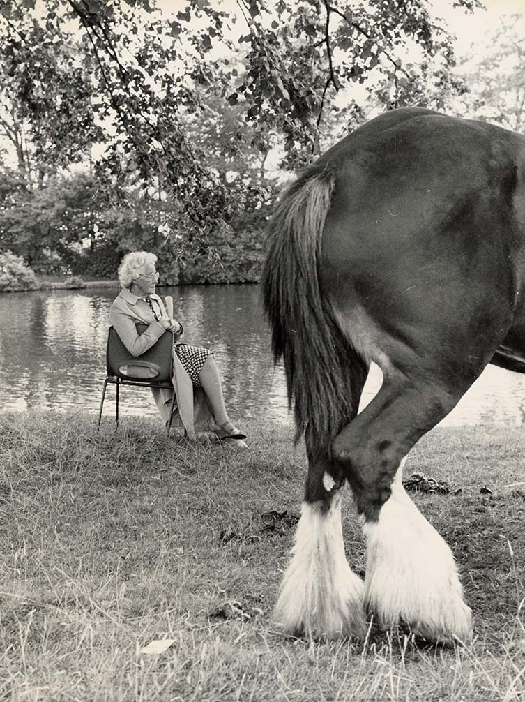 Shirley Baker Untitled (woman and horse), 1968