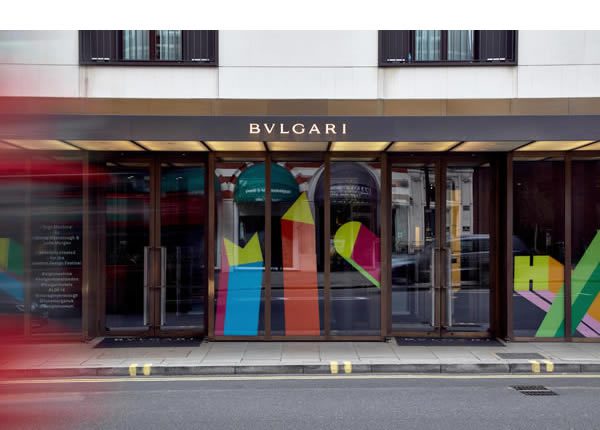 Morag Myerscough and Luke Morgan, Sign Machine at Bulgari Hotel for London Design Festival 2016