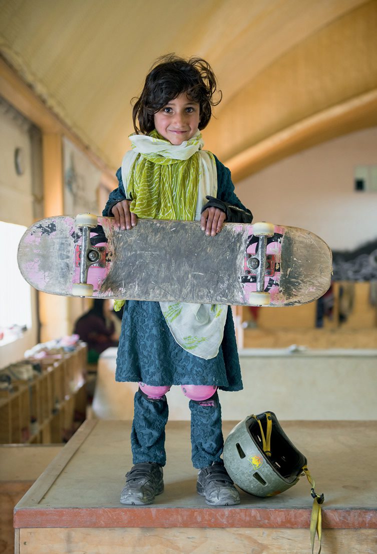 Jessica Fulford-Dobson Skate Girls of Kabul at Saatchi Gallery, London