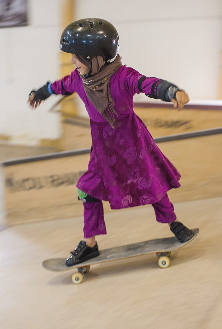 Jessica Fulford-Dobson Skate Girls of Kabul at Saatchi Gallery, London