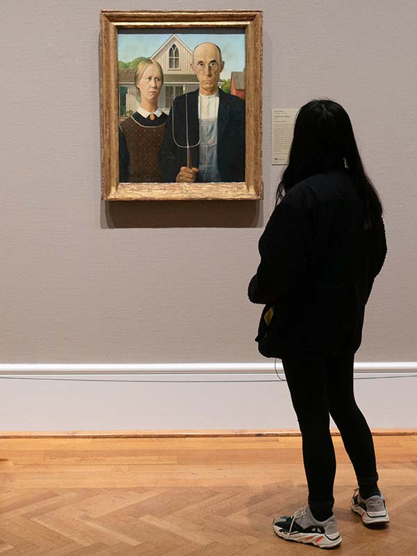 American Gothic by Grant Wood