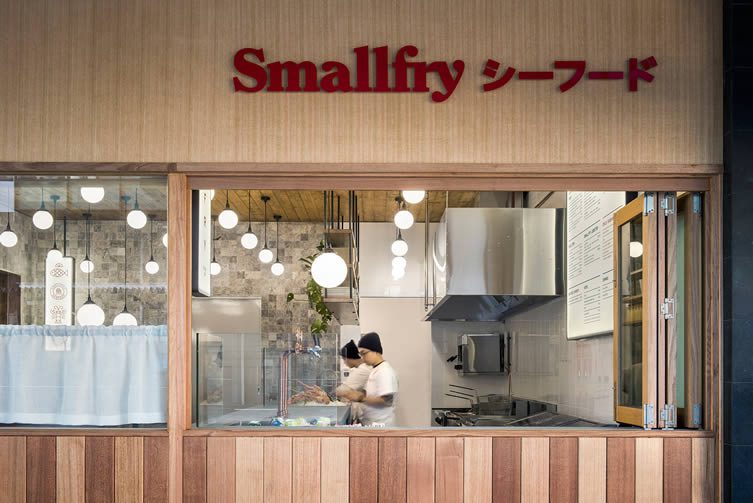 Smallfry Adelaide Fish Shop designed by Sans-Arc Studio