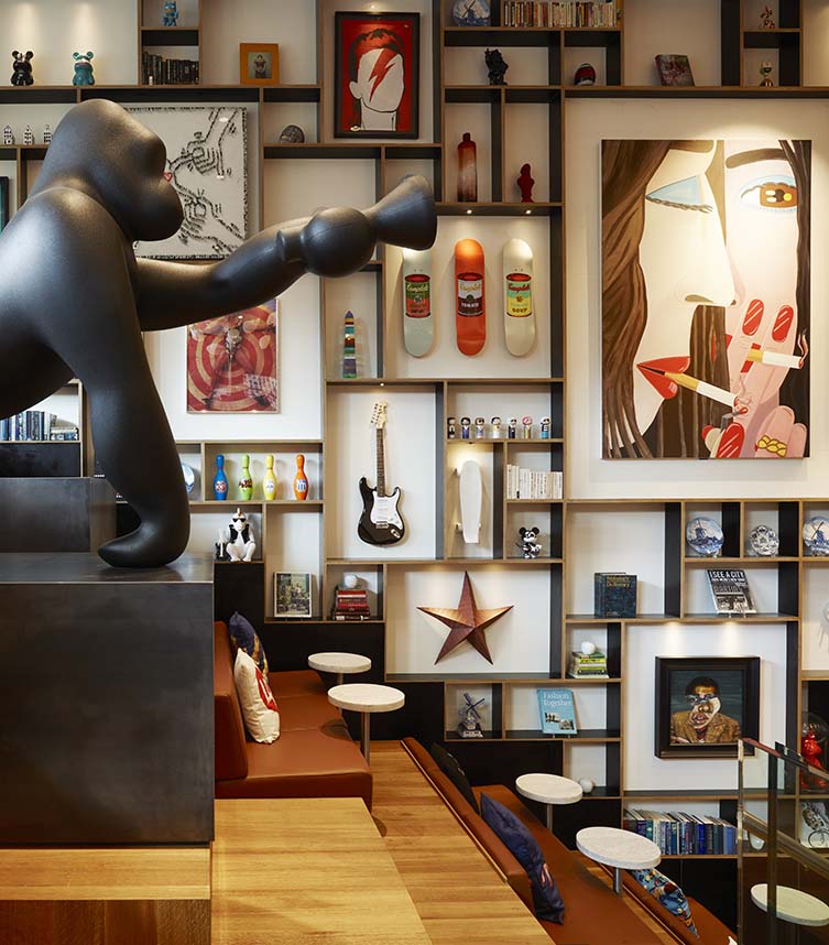 citizenM’s Smartify collaboration will offer information of their Bowery hotel’s extensive art collection; including Brian Calvin‘s brilliant Another Smoke