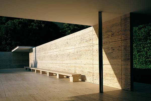 The Barcelona Pavilion © Fundació Mies van der Rohe