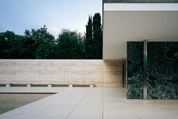 The Barcelona Pavilion © Fundació Mies van der Rohe