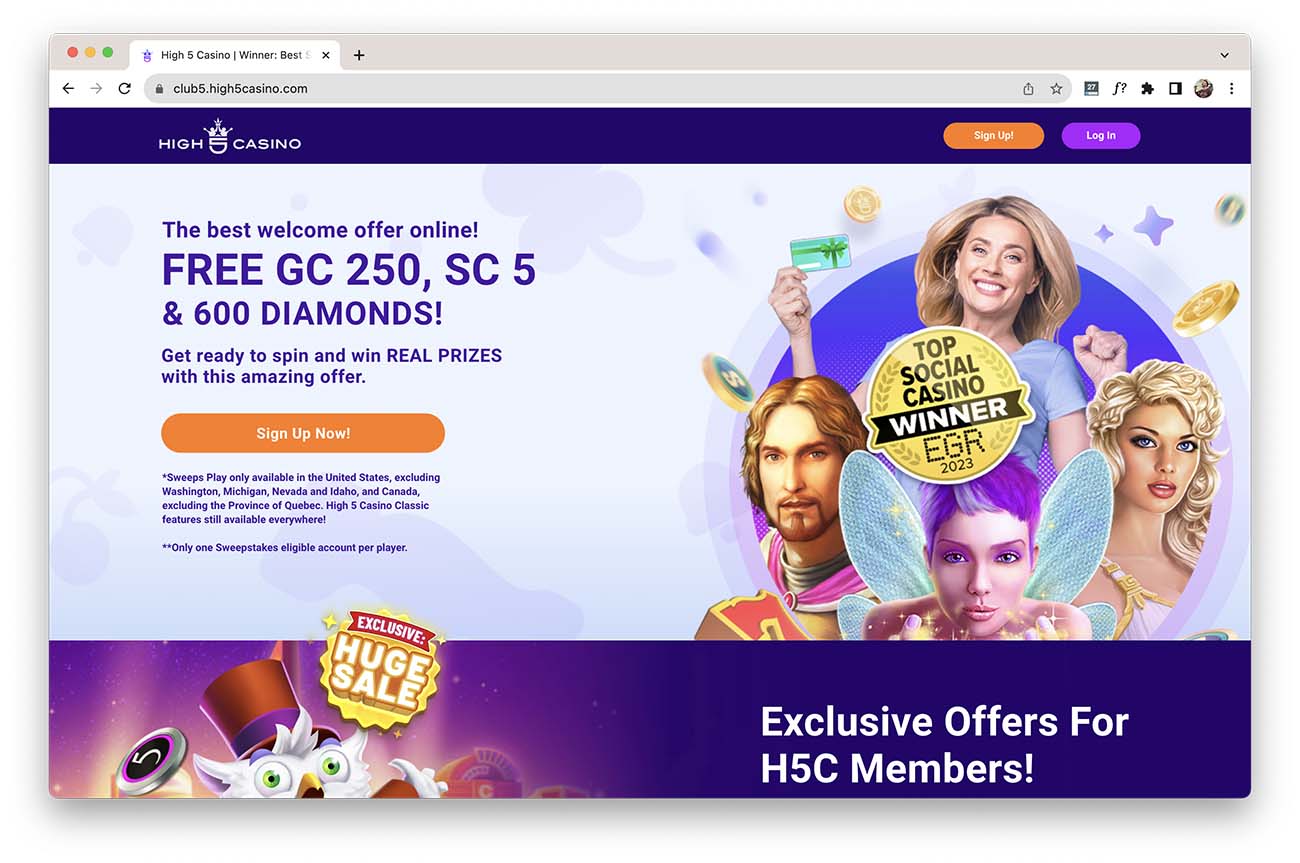 Sweepstakes Casino No Deposit Bonus Codes: Get 50 USD in Free Money Promo Codes