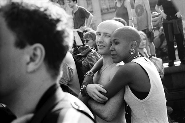 Matthew Smith, Anti Criminal Justice Act demonstration, Trafalgar Square, London