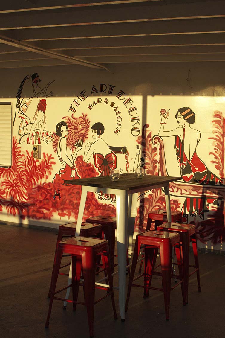 The Art Deco level on the Showboat dinner cruise in Sydney