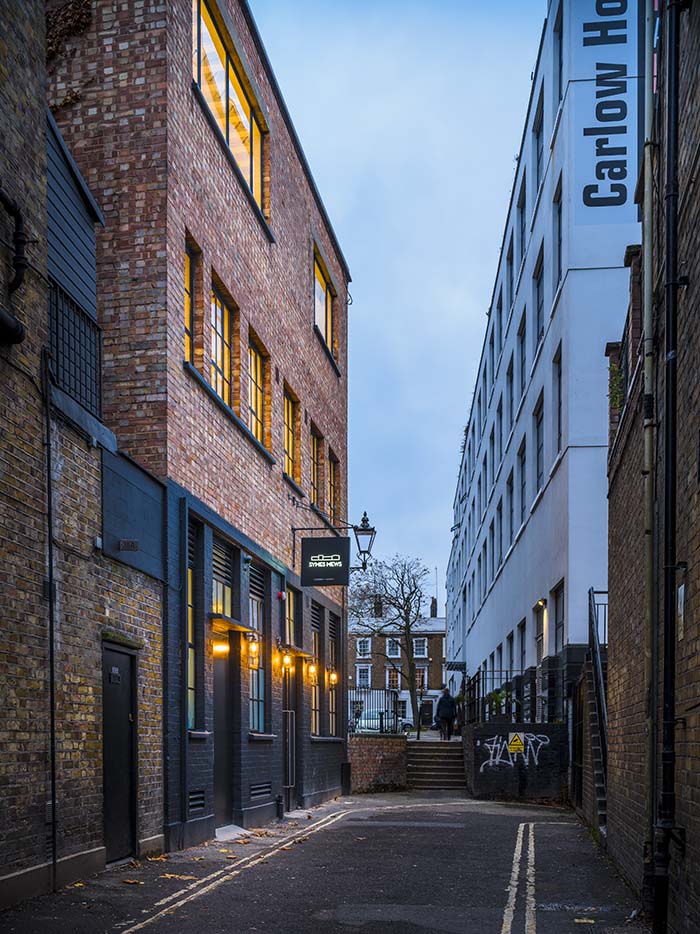 Symes Mews Camden, Fabrix Office Space Designed by pH+ Architects