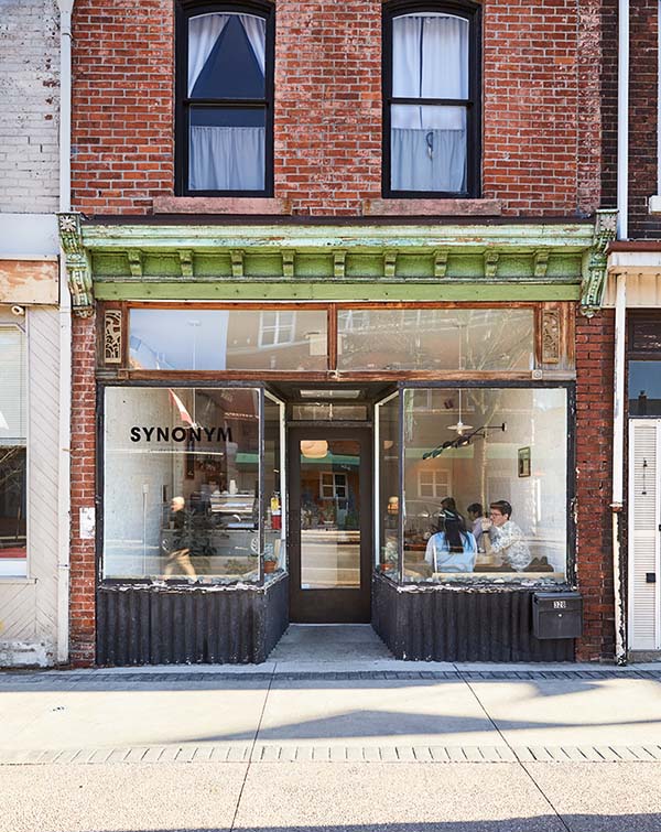 SYNONYM Hamilton, Ontario, is a café, restaurant, art and design store