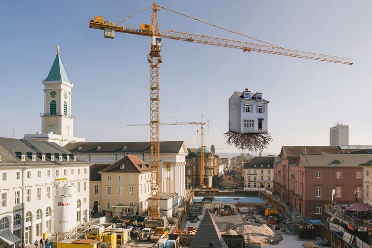 The City is the Star – Art at the Construction Site, Karlsruhe