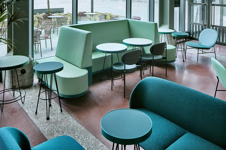 The Commons at The Student Hotel, Maastricht Designed by Studio Modijefsky