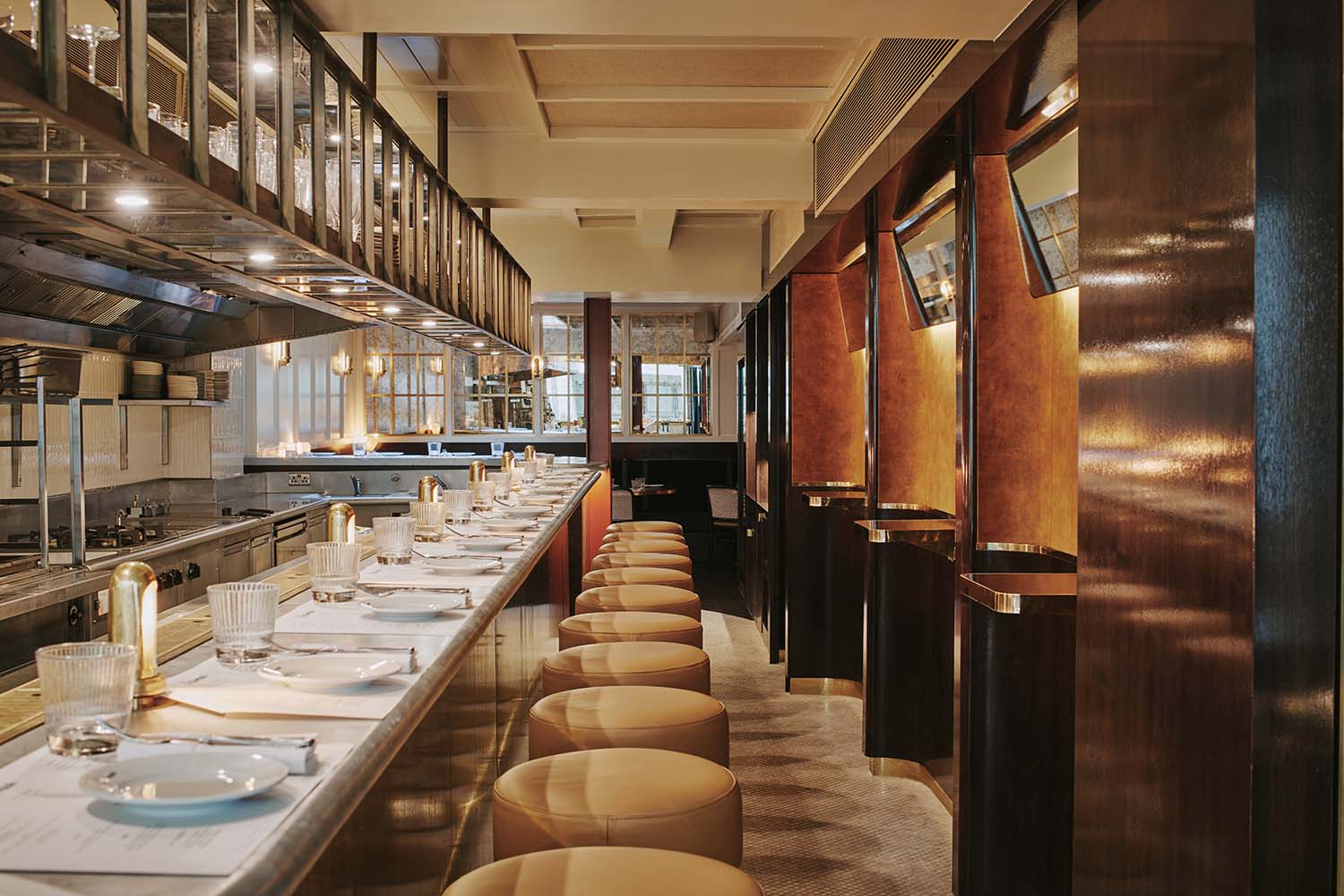 The Palomar Soho London Restaurant Didesain Ulang oleh Archer Humphryes