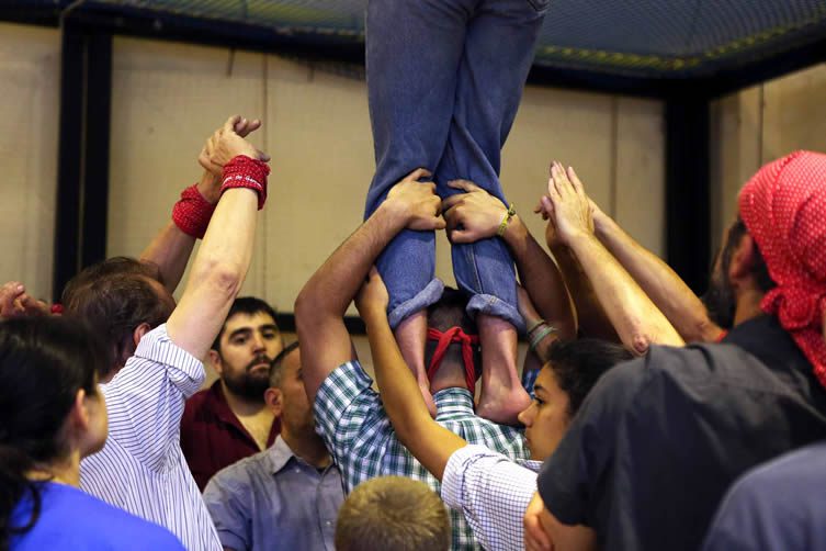 A Catalan tradition of human towers that began as a representation of Christ and the cross some 200 years ago, the Castellers have parallels for Catalan culture at large