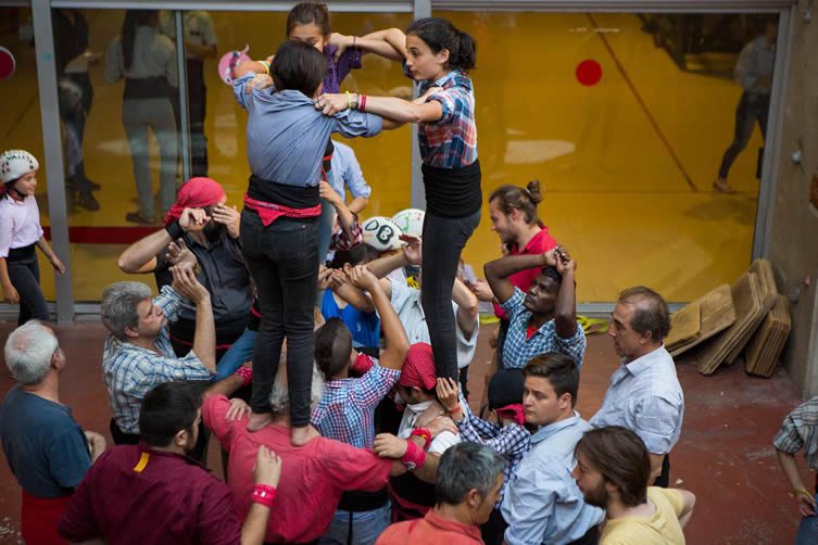 A Catalan tradition of human towers that began as a representation of Christ and the cross some 200 years ago, the Castellers have parallels for Catalan culture at large