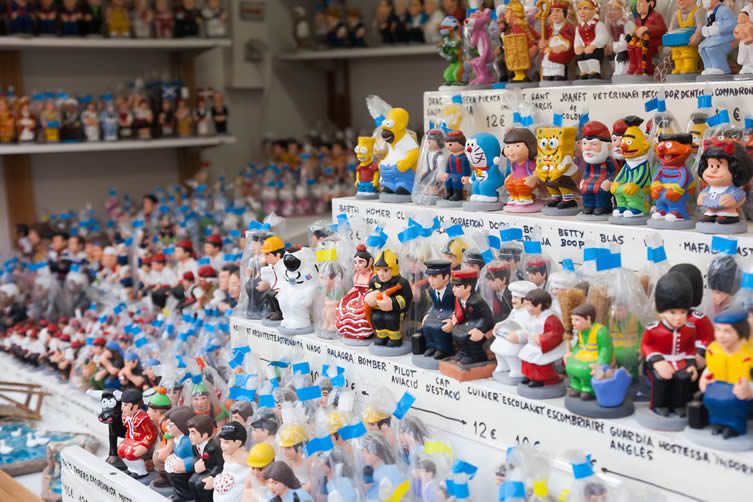 The many faces of Catalonia's iconic Caganer