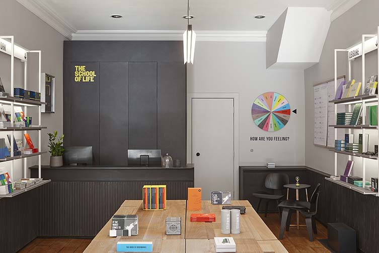 The School of Life Bloomsbury, London Shop Receives Redesign
