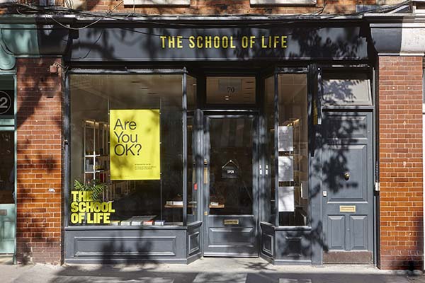 The School of Life Bloomsbury, London Shop Receives Redesign