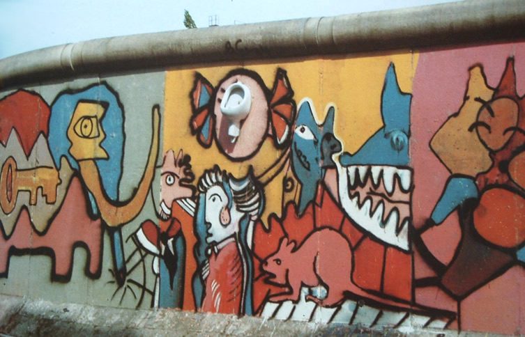 Thierry Noir's Berlin Wall