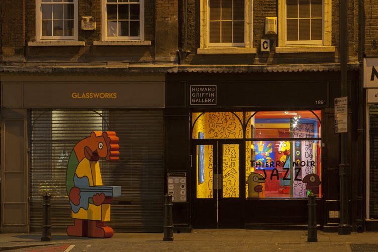 Thierry Noir, Jazz at Howard Griffin Gallery