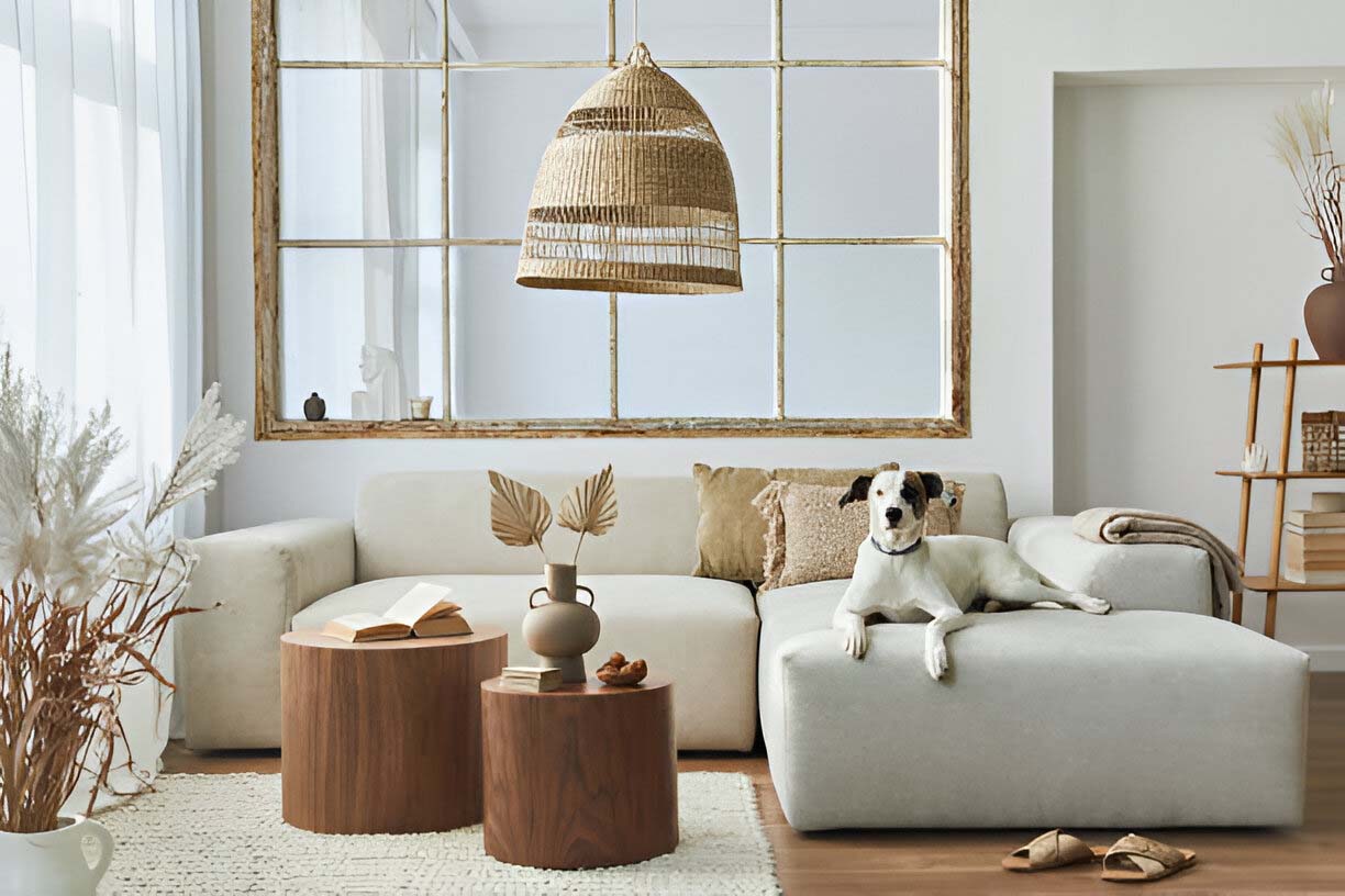 Travel-Inspired Living Space