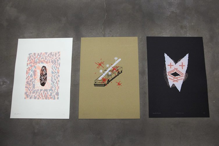 Trinity Art Prints for Glory Hole Gallery, Belgrade