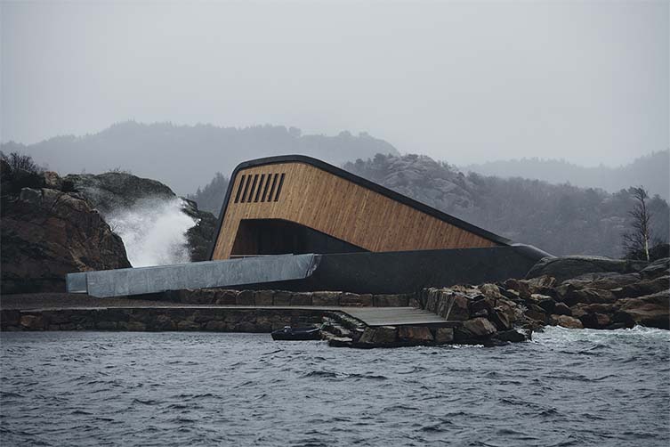 Under Lindesnes Norway, Europe's First Underwater Restaurant Designed by Snøhetta