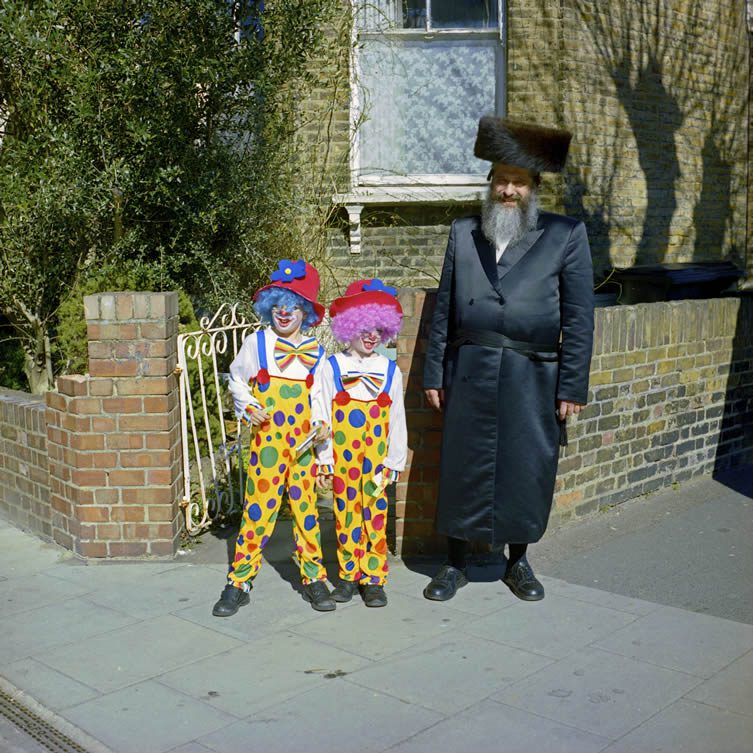 Stephen Leslie, Purim in Stamford Hill