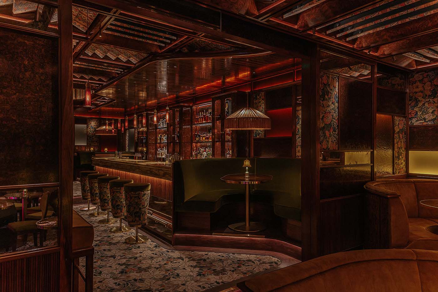 Upstairs at Ronnie Scott's, London Jazz Club Design by Archer Humphryes