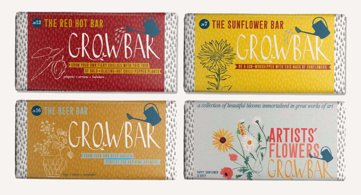 Growbar flowers and edibles