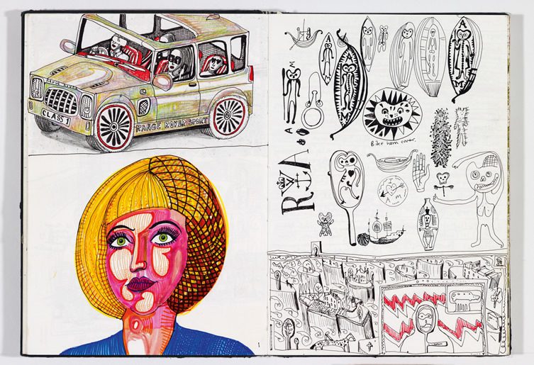 Grayson Perry Sketches