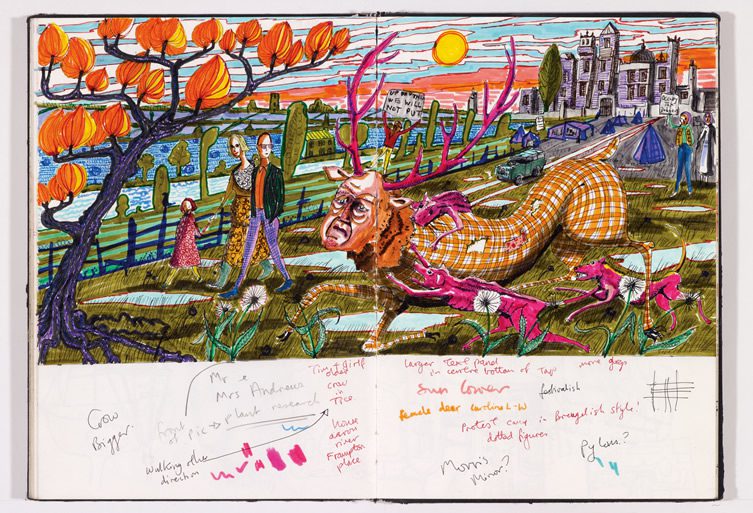 Grayson Perry Sketches