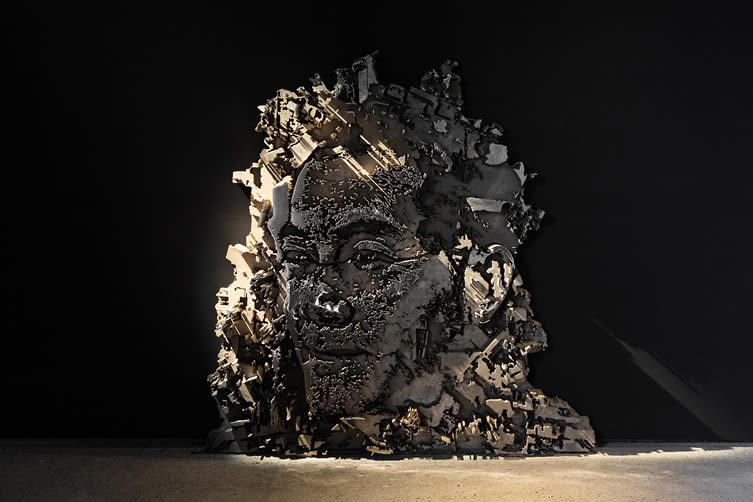 Vhils, Debris presented by Hong Kong Contemporary Art Foundation [HOCA]