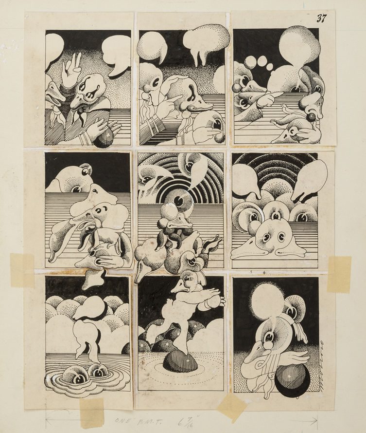 Victor Moscoso Psychedelic Drawings 1967-1982 at Andrew Edlin Gallery, New York