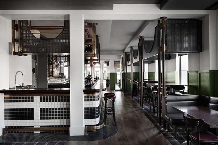 Village Belle Hotel Melbourne, St Kilda Bar and Restaurant designed by Technē Architecture + Interior Design