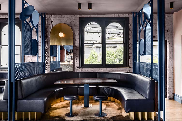 Village Belle Hotel Melbourne, St Kilda Bar and Restaurant designed by Technē Architecture + Interior Design