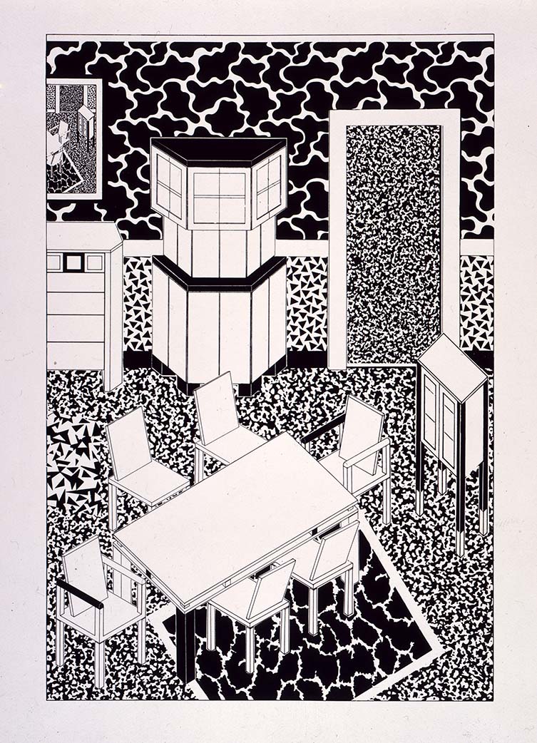 George Sowden, Drawing for interiors