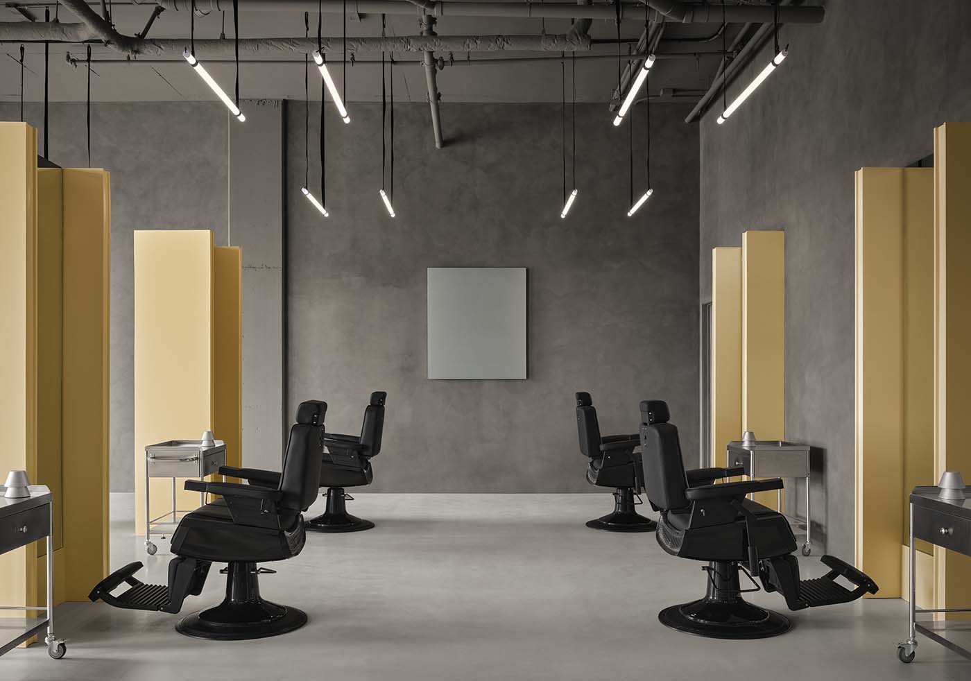 Salon Volta, Laval Barbershop Designed by By Lemoignan, Quebec