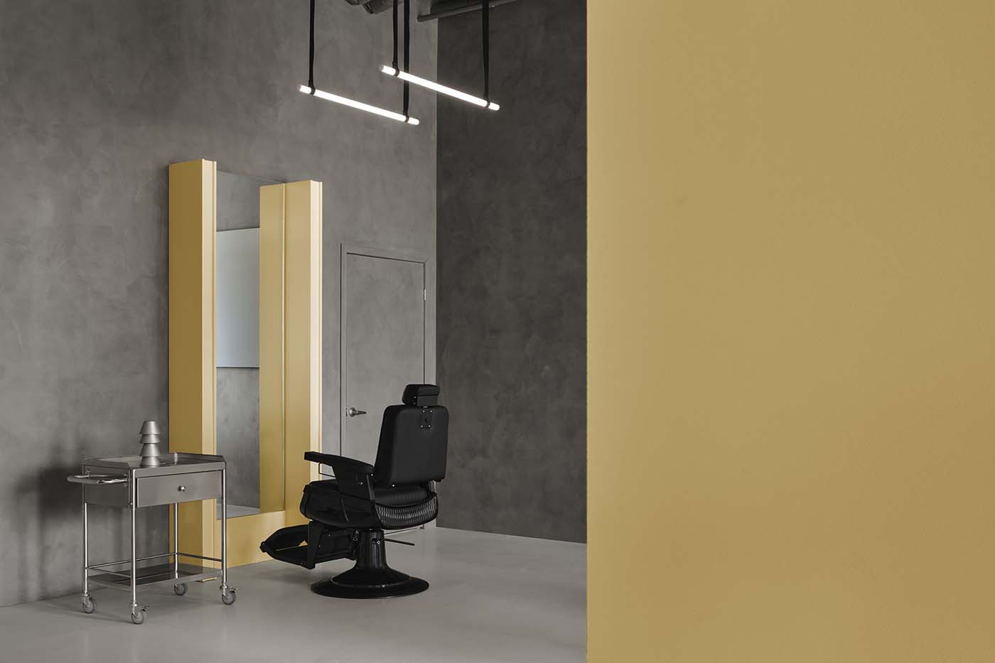 Salon Volta, Laval Barbershop Designed by By Lemoignan, Quebec