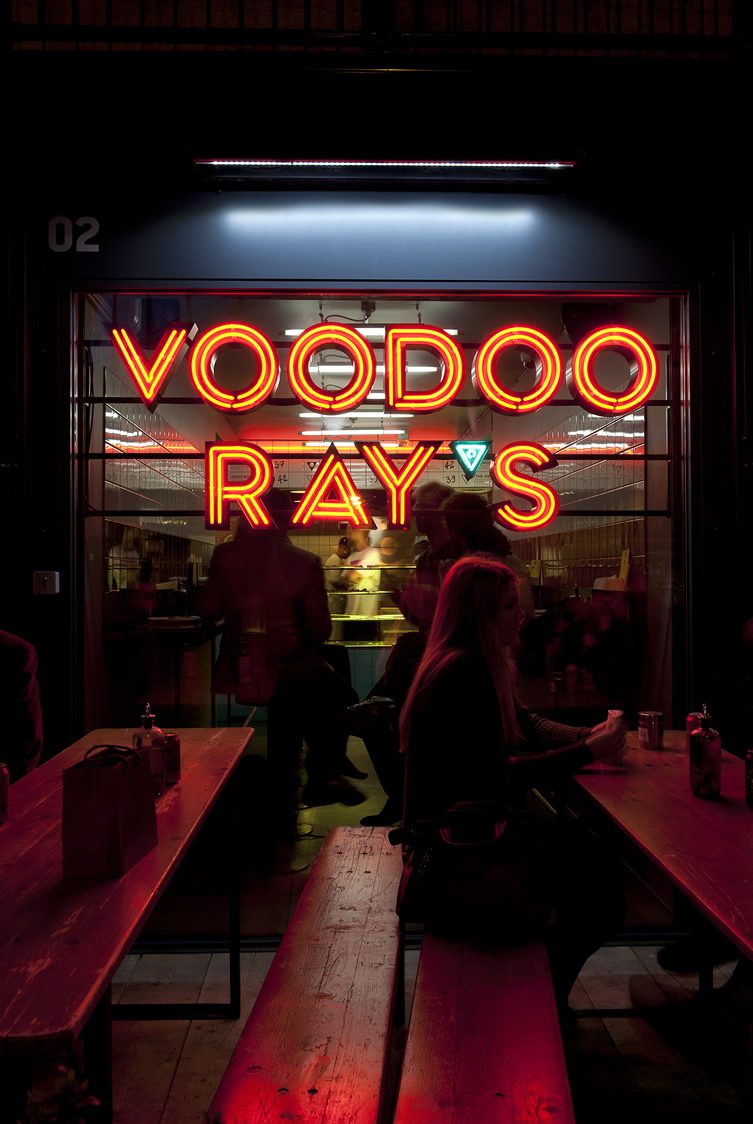 Voodoo Ray's Boxpark Shoreditch, London