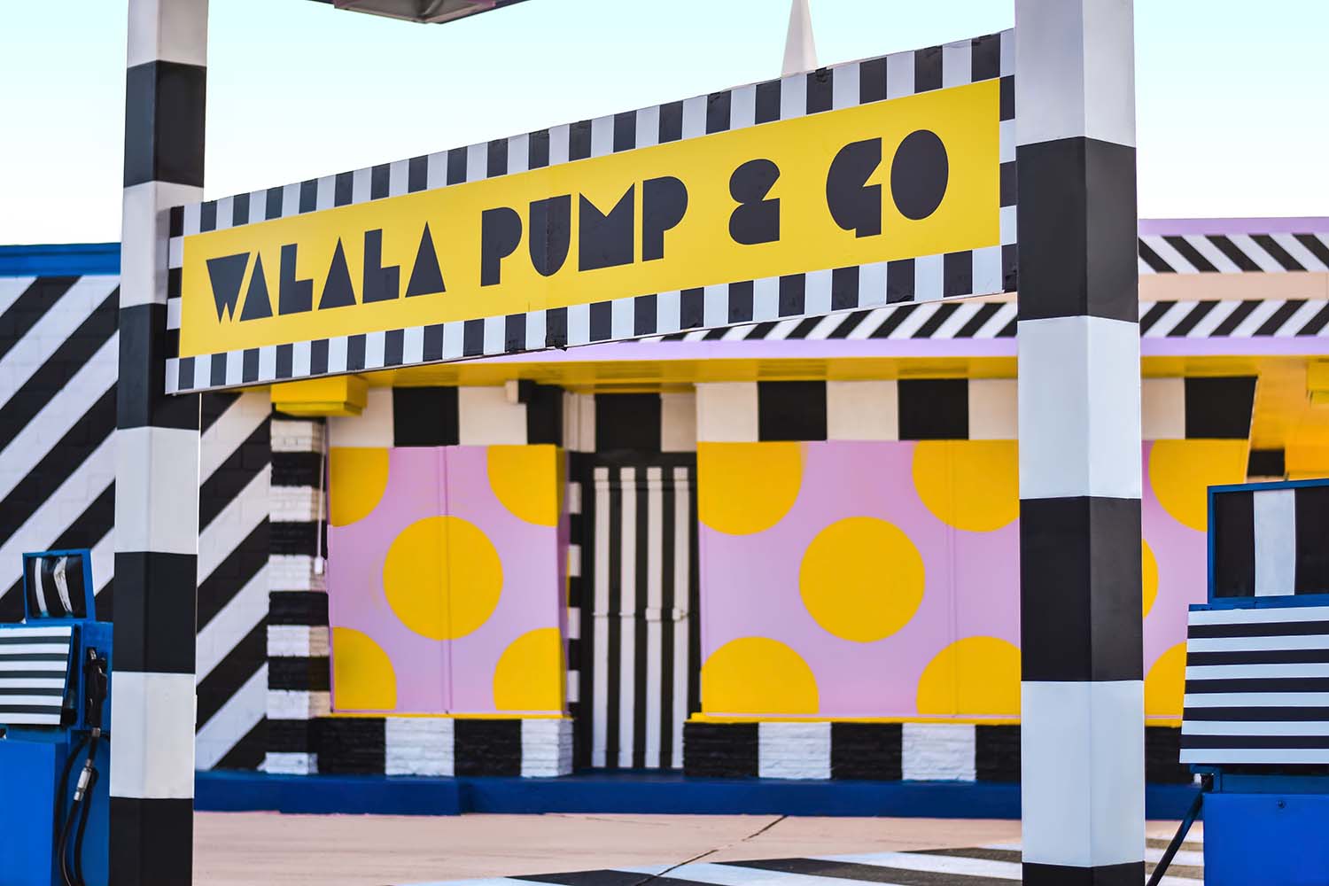 Walala Pump & Go, Downtown Fort Smith Arkansas Unexpected Street Art Festival by Justkids