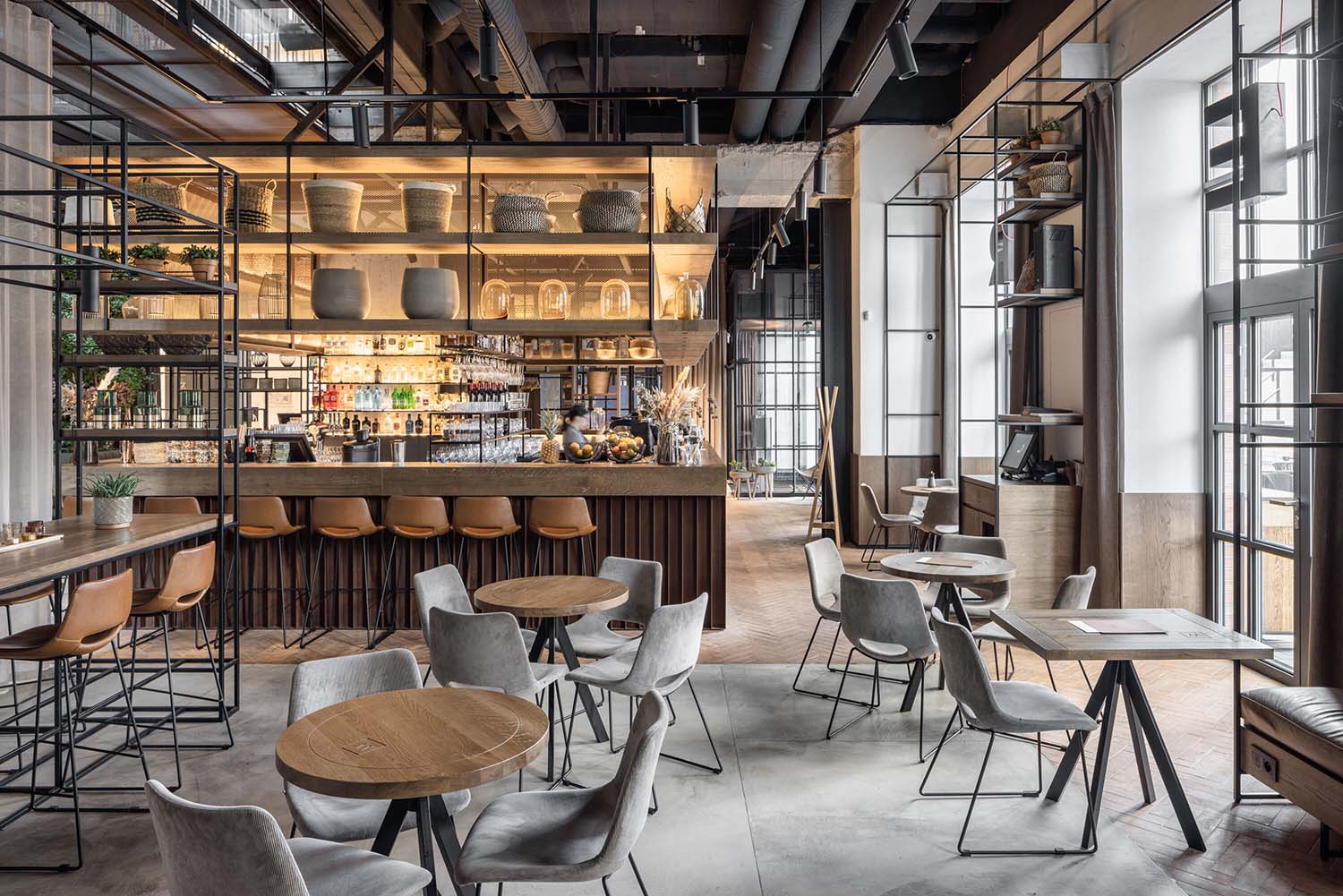 WERK Bratislava Jurkovičova Tepláreň Restaurant by BEEF ARCHITEKTI