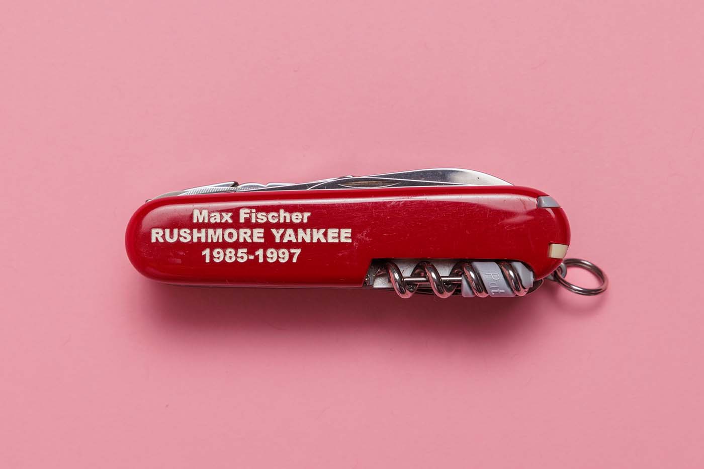 Max Fischer's RUSHMORE Swiss Army knife. Photo Roger Do Minh. © the Design Museum