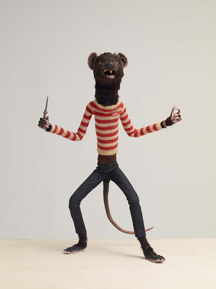 Rat puppet, Arch Model Studio, FANTASTIC MR. FOX. Photo Richard Round-Turner. © the Design Museum