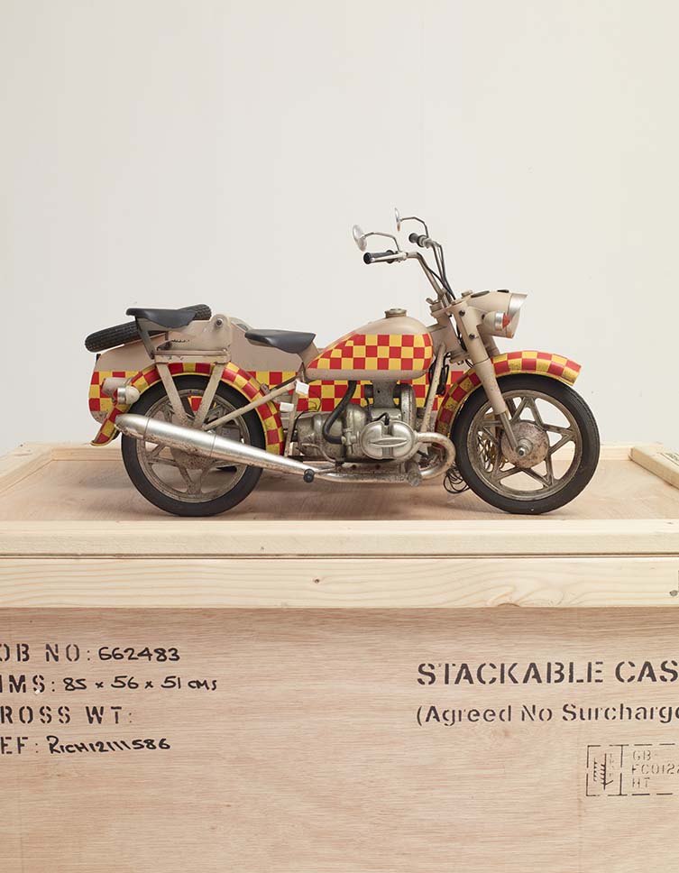 Miniature motorcycle of Mr. Fox, Arch Model Studio, FANTASTIC MR. FOX. Photo Richard Round-Turner. © the Design Museum