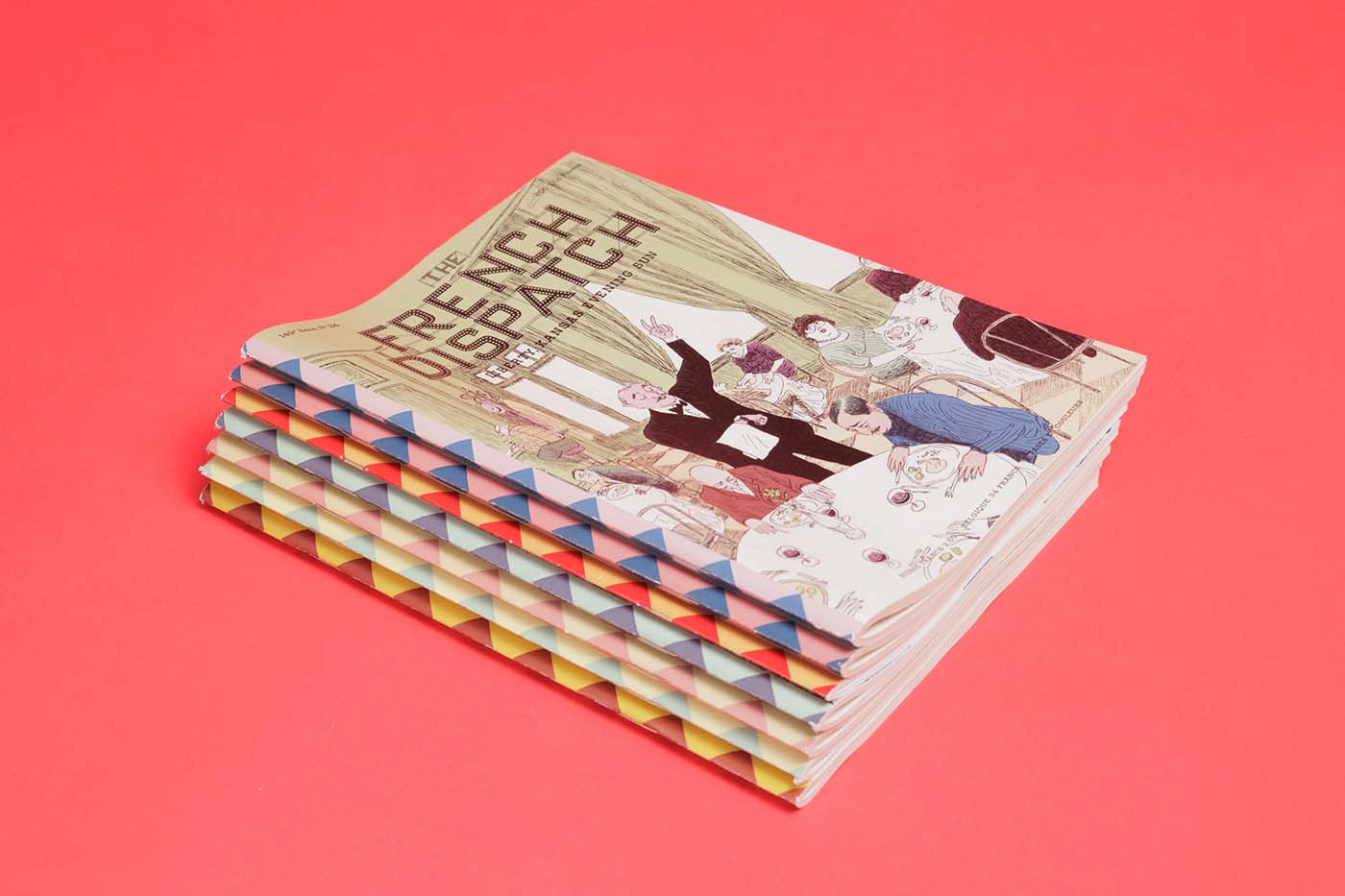 THE FRENCH DISPATCH magazines. Photo Roger Do Minh. © the Design Museum