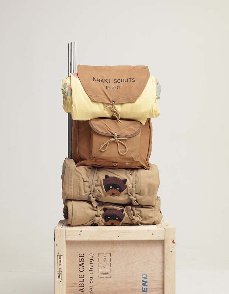 Sam Shakuski’s Scout kit, MOONRISE KINGDOM. Photo Richard Round-Turner. © the Design Museum