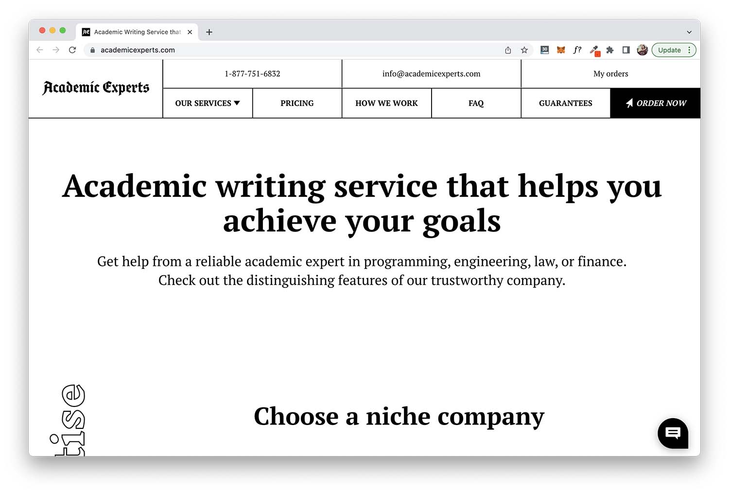 Academic Experts - best custom writing service