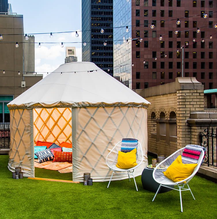 W Hotel New York Glamping Suite